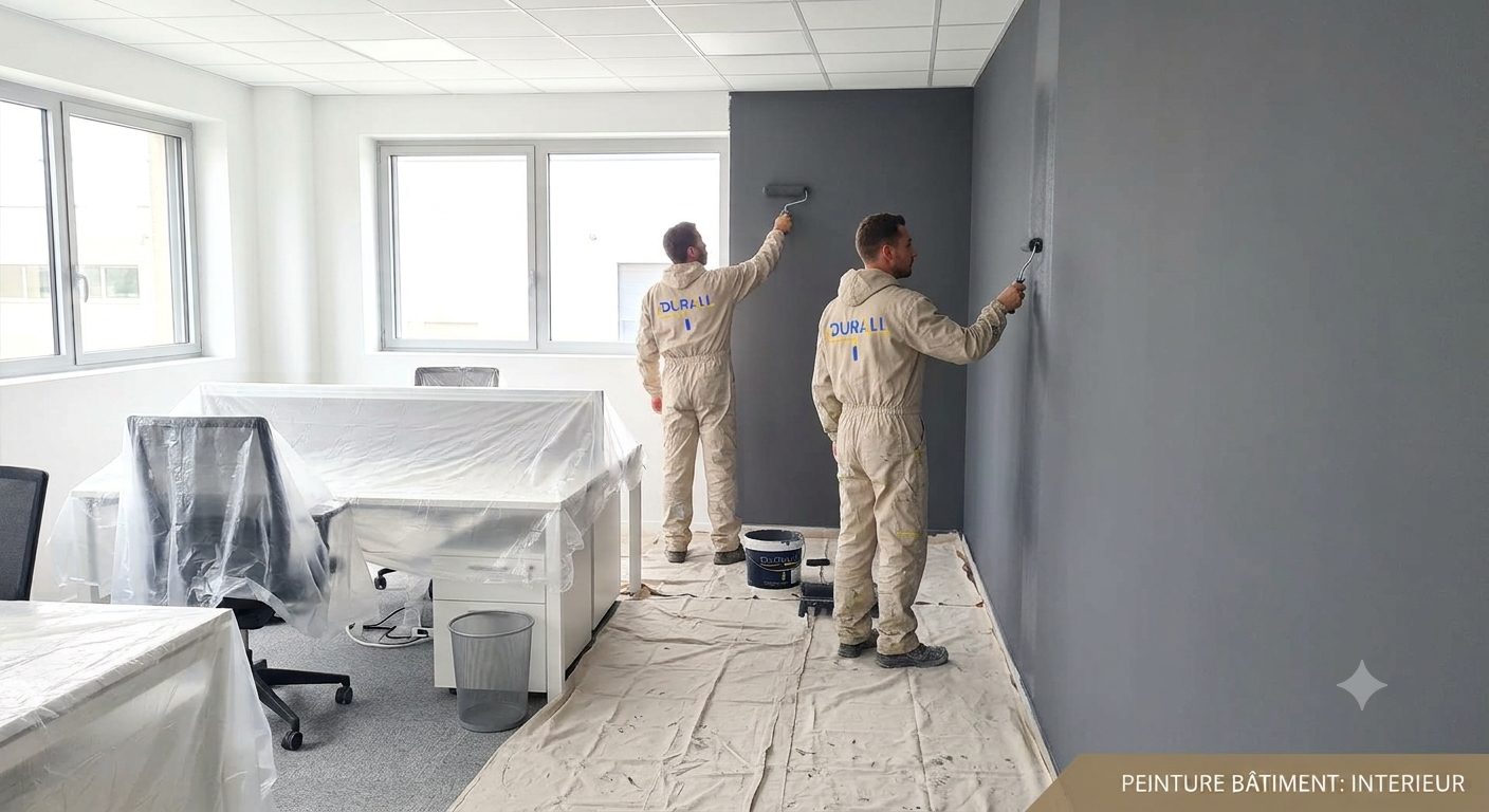 Réalisation peinture bâtiment DURALL en Tunisie 1