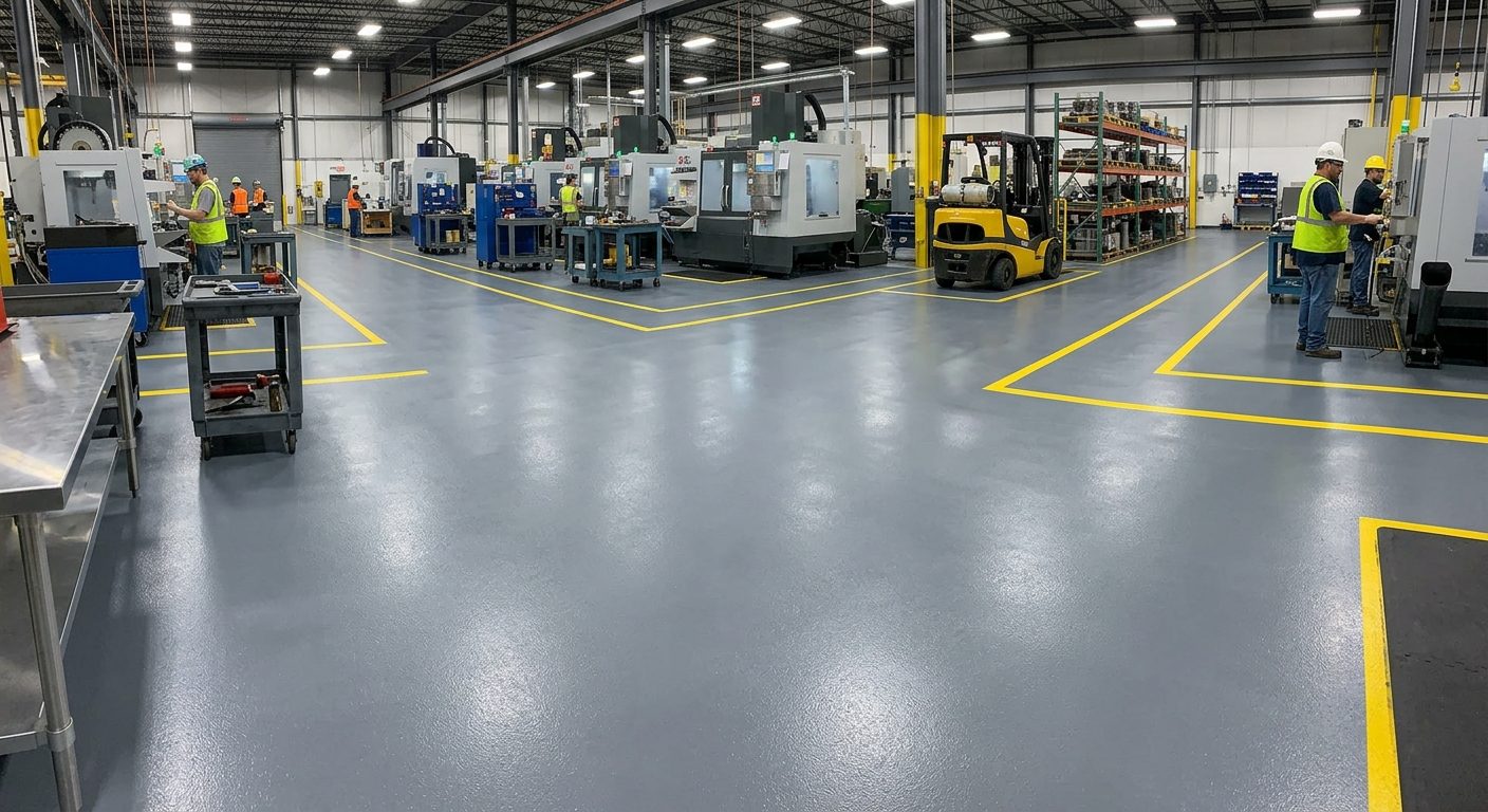 Revêtement de sol epoxy DURALL à Sfax