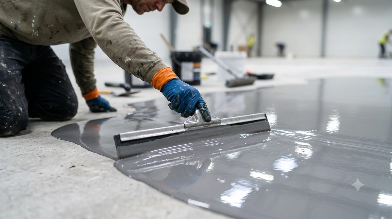 Sol epoxy industriel DURALL en Tunisie